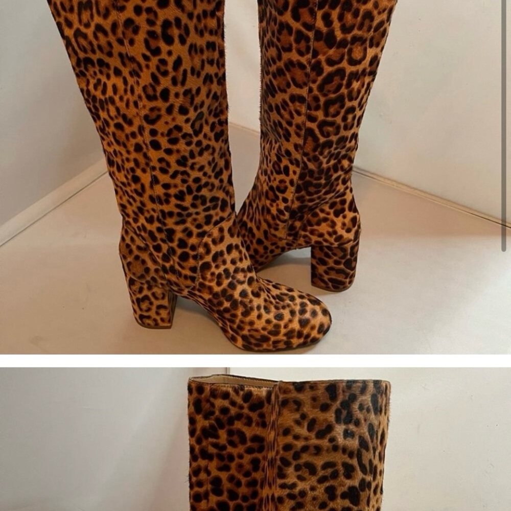 Gianni Bini Leopard Boots